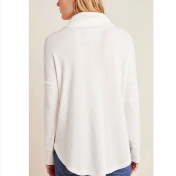 Anthropologie Maeve Ainsley  Turtleneck Thermal Top - Picture 4 of 15